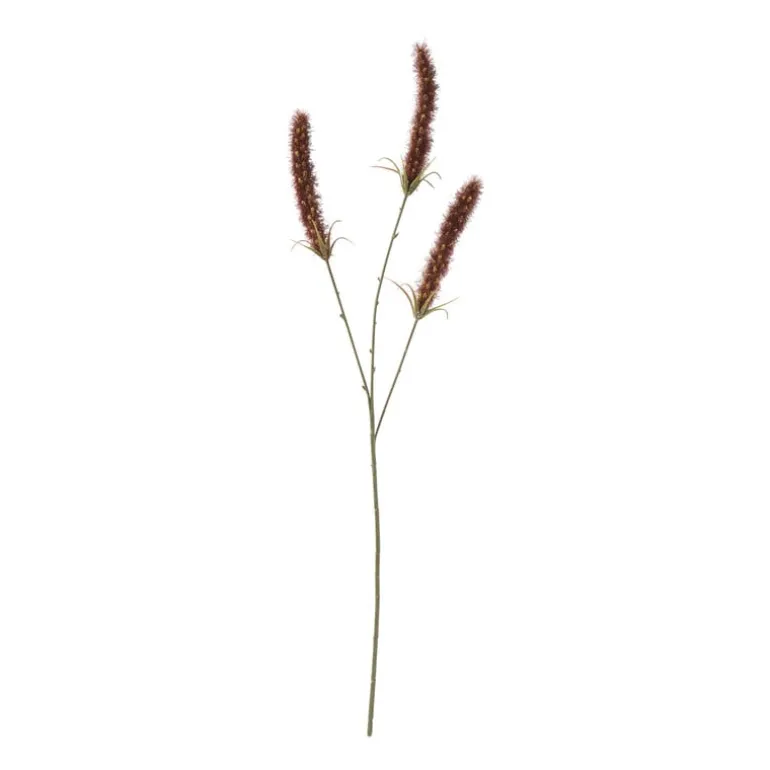 Kunsttak graan - rood - 63 cm