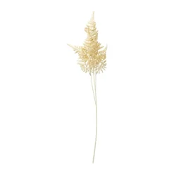 Kunsttak waaier - beige - 74 cm