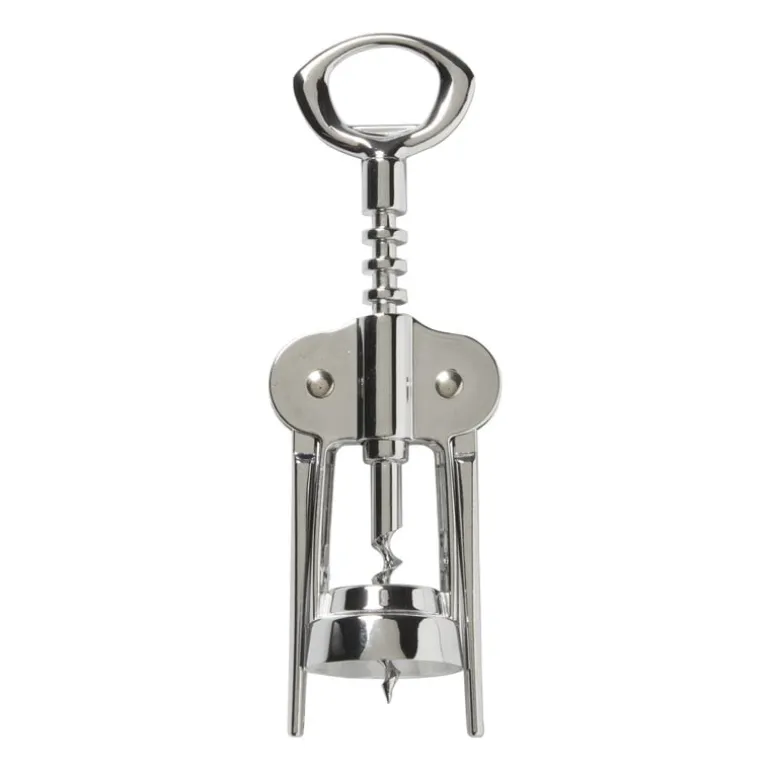 Kurkentrekker London - zilverkleurig - 19.5 cm
