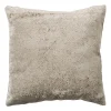 Kussen jacquard geschubt - bruin - 45x45 cm