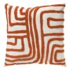 Kussen lijnen - rood - 45x45 cm