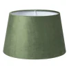 Lampenkap taps middel - groen - ø28x17 cm