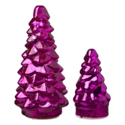 Lampje kerstboom klein - fuchsia - ø7x12 cm