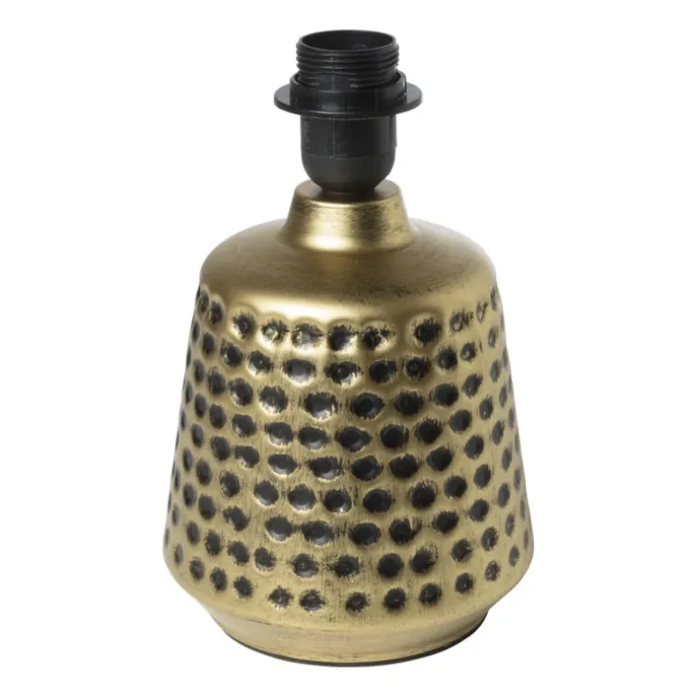 Lampvoet - gehamerd goud - ø15x24 cm