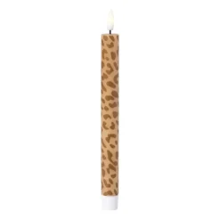 LED dinerkaars animal - bruin - ø2.2x24.5 cm