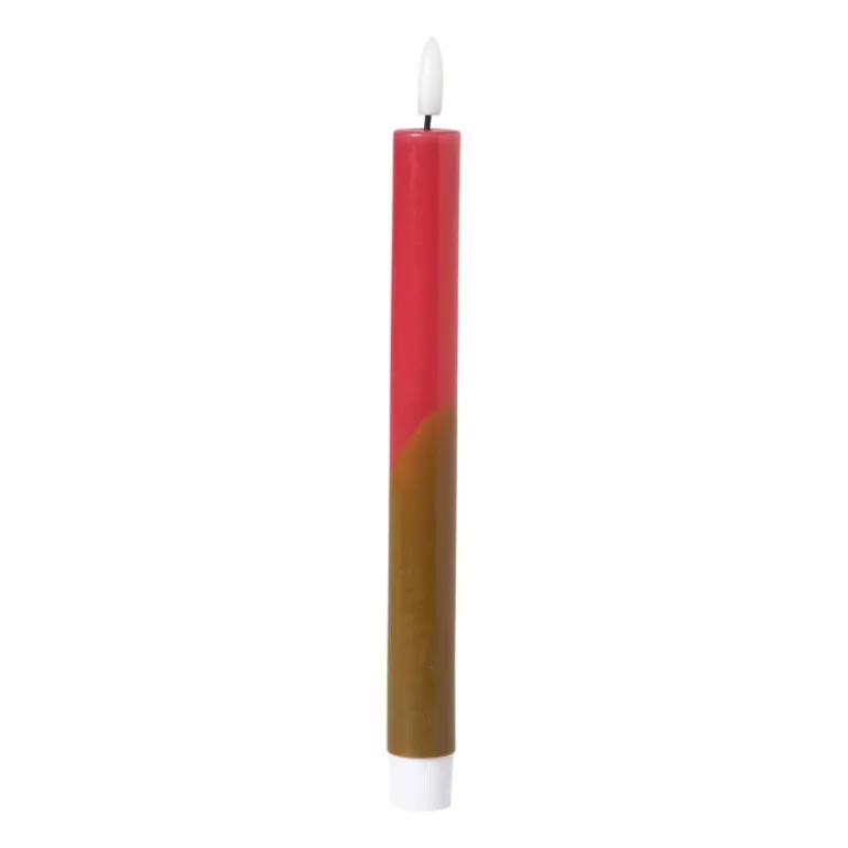 LED dinerkaars duo - groen/roze - ø2.2x24.5 cm