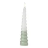 LED dinerkaars swirl - groen - ø5x20 cm