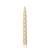 LED dinerkaars twist - beige - ø2.5x24.5 cm
