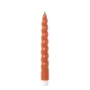 LED dinerkaars twist - oranje - ø2.5x24.5 cm