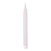 LED dinerkaars twist smal - paars - ø2.5x24.5 cm