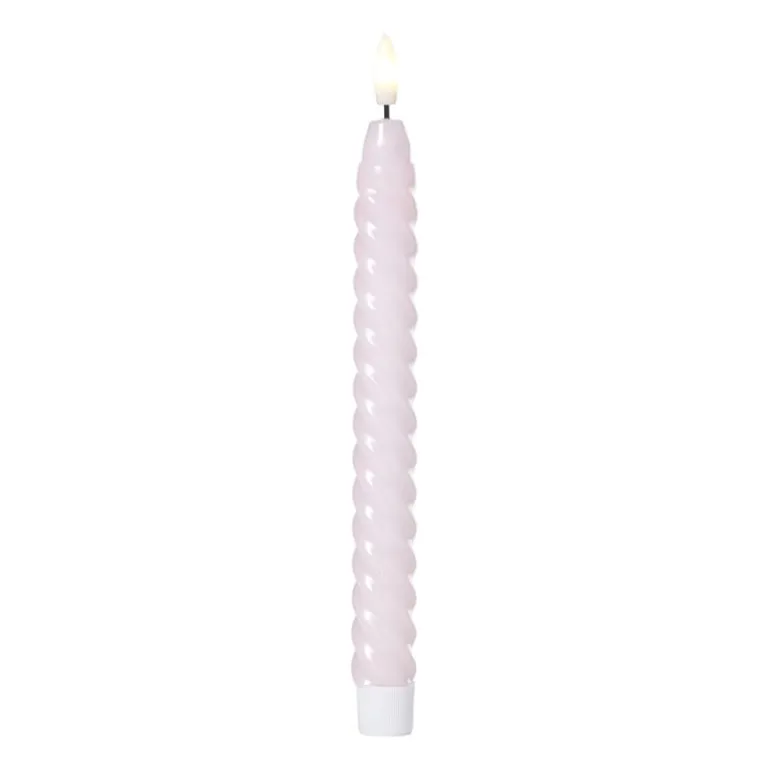 LED dinerkaars twist smal - paars - ø2.5x24.5 cm