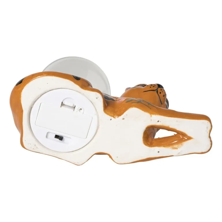 LED lamp tijger - multikleur - 12.5x18.5x9 cm