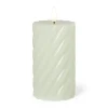 LED stompkaars groot twist - groen - ø7x12 cm