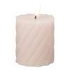 LED stompkaars klein twist - roze - ø7x8 cm