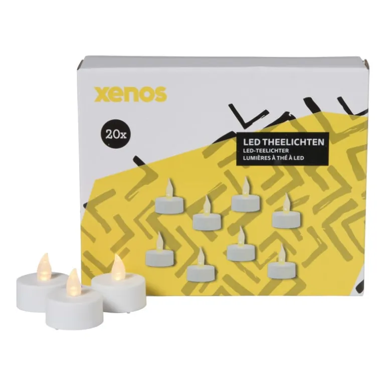 LED waxinelichten doos - set van 20