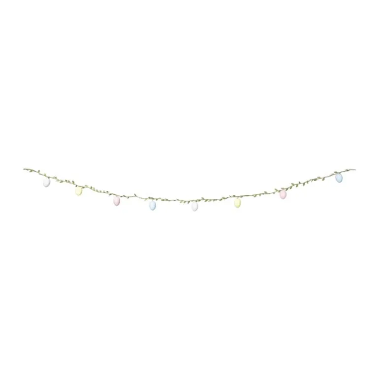 Lichtslinger paaseieren - multikleur - 15 LED - 170 cm