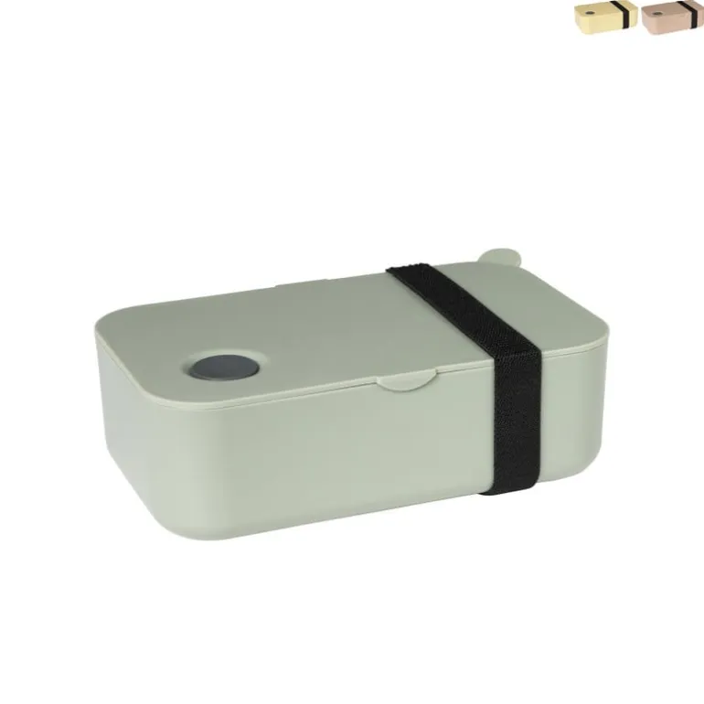 Lunchbox met elastiek - diverse kleuren - 1 liter