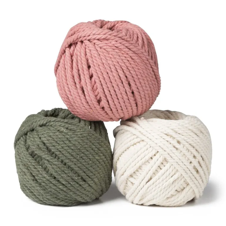Macrame touw - naturel - 40 meter