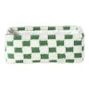 Mand checks klein - groen/wit - 11x30x20 cm