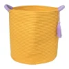 Mand colors hoog - oranje/paars - ø34x34 cm