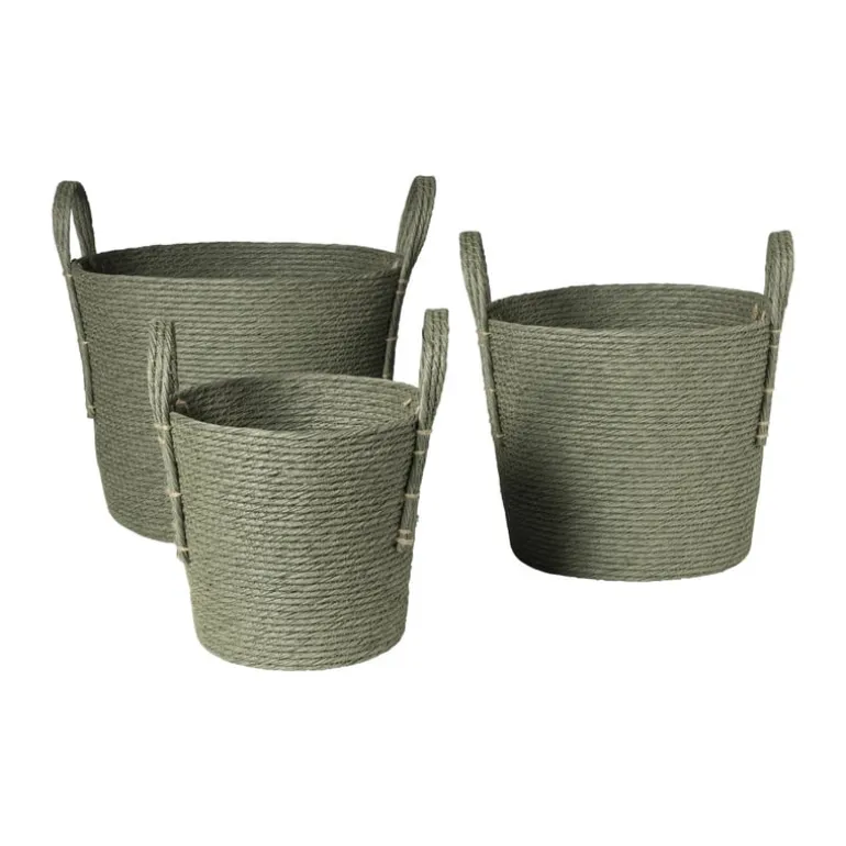 Mand Lotte - ø25x28 cm - groen
