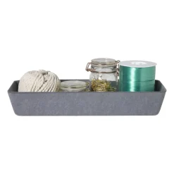 Mand vilt langwerpig - grijs - 6x36x14 cm