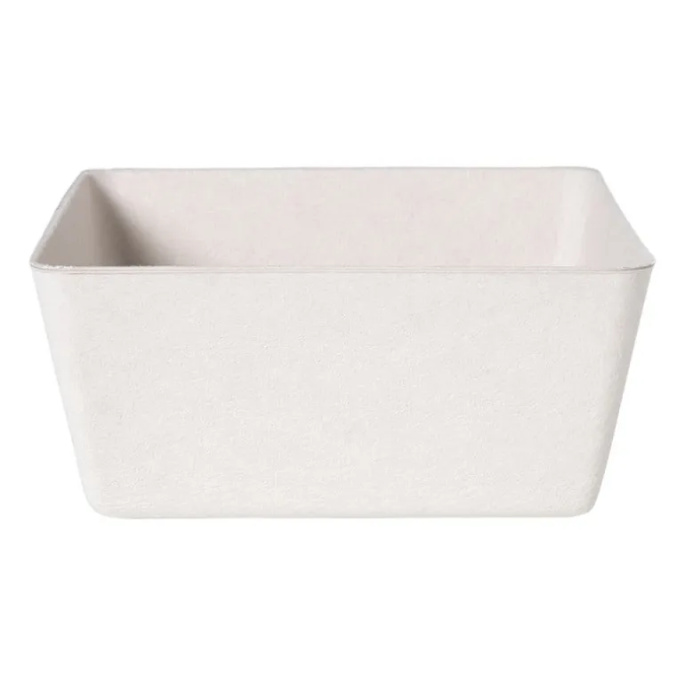 Mand vilt middel - wit - 11x25x25 cm