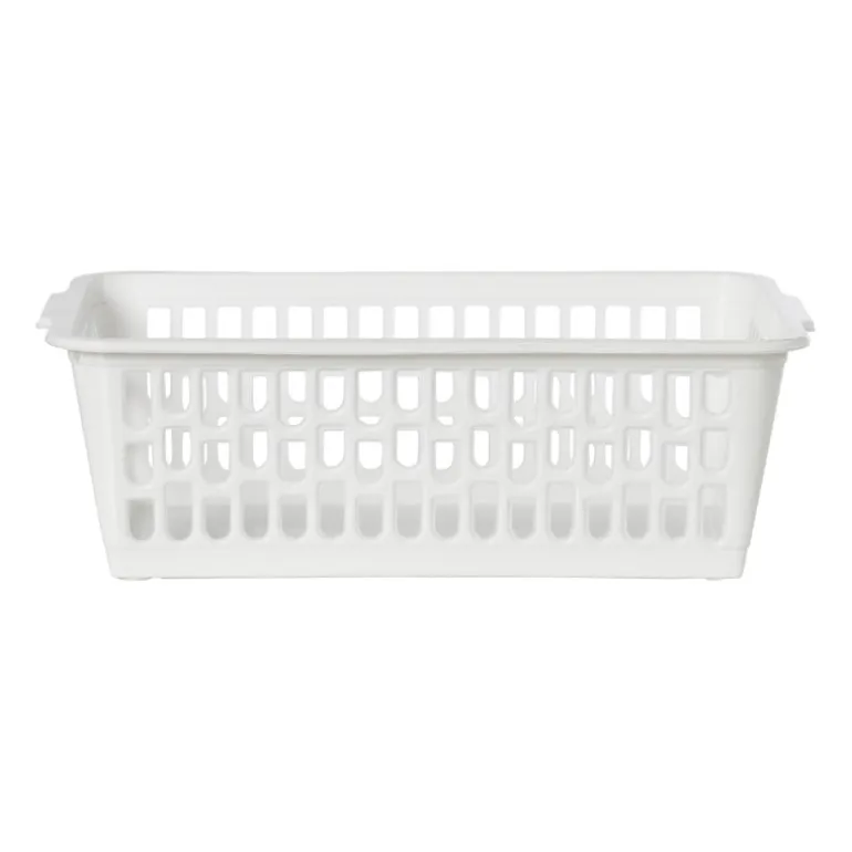 Mandje wit - 24x14x8 cm