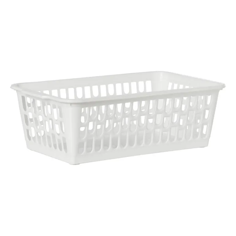 Mandje wit - 24x14x8 cm