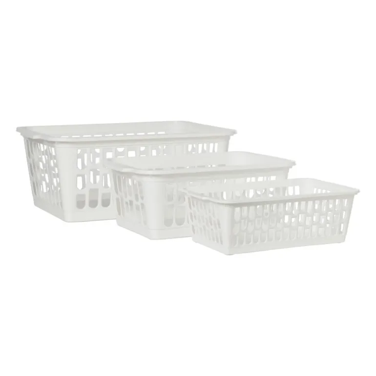 Mandje wit - 24x14x8 cm