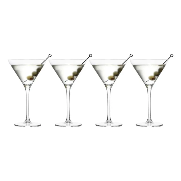 Martini glazen royal leerdam - 260 ml - set van 4