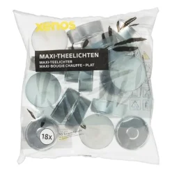 Maxi-waxinelichten - 10 branduren - set van 18