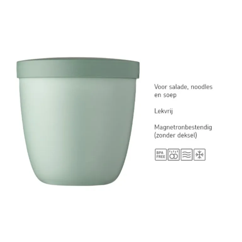 Mepal snackpot - lichtgroen - 500 ml
