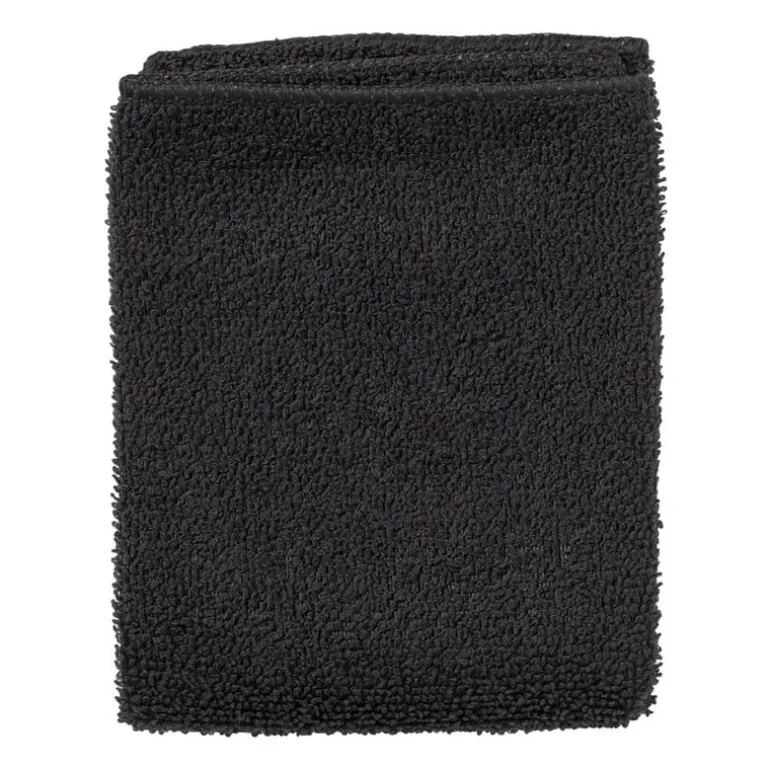Microvezeldoekjes zwart - set van 3 - 32x36 cm