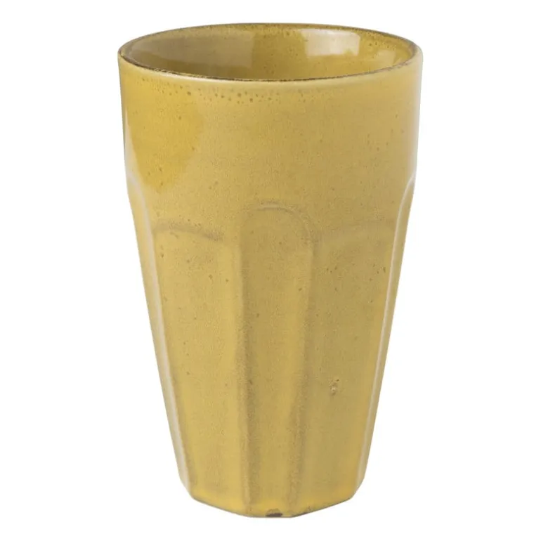 Mok facet - geel - 360 ml