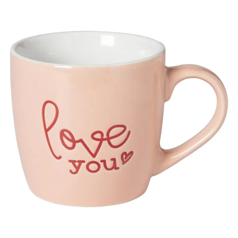 Mok love you - roze/rood - 325 ml