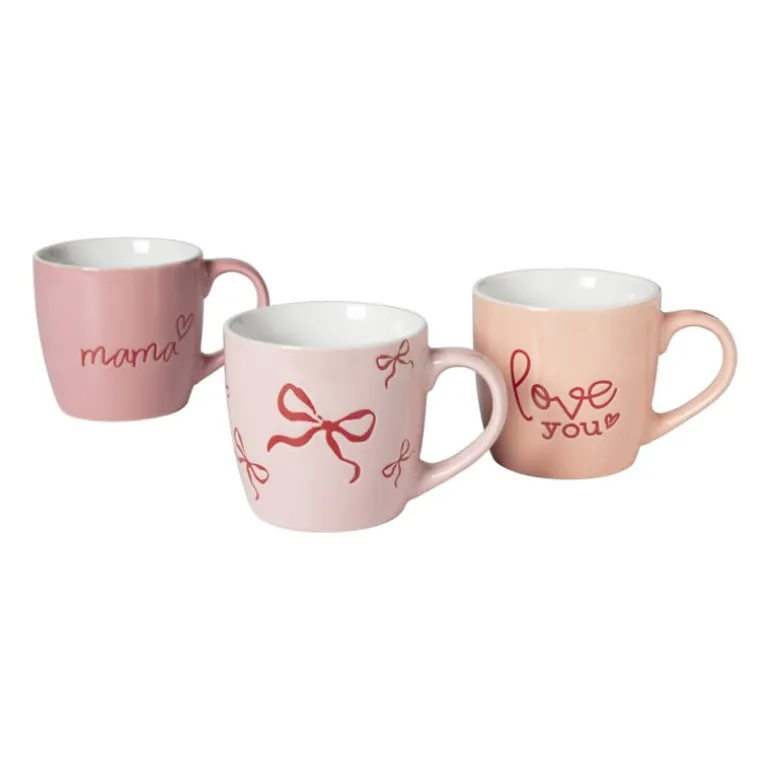 Mok love you - roze/rood - 325 ml