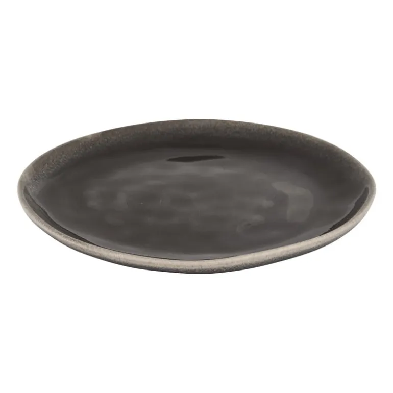 Ontbijtbord Toscane - zwart - ø20.5 cm