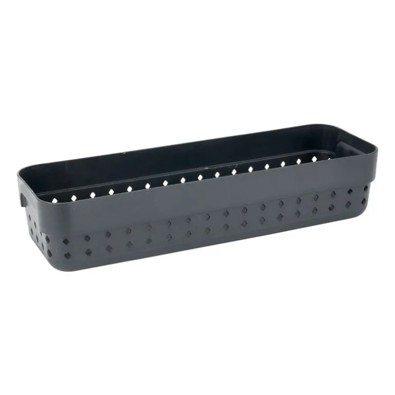 Opbergbakje - m - zwart - 7.8x23.8x5 cm