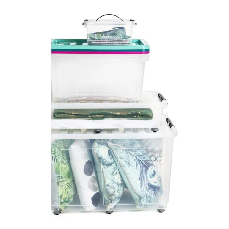 Opbergbox met wieltjes - 150 liter - 76x48.5x50 cm