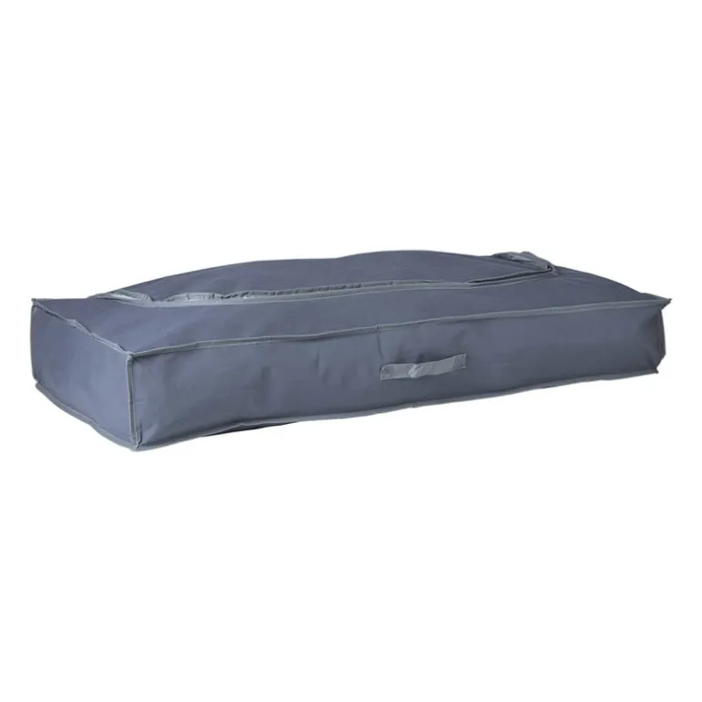 Opberghoes voor dekbed of kussens - grijs - 15x100x45 cm