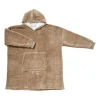 Oversized hoodie - beige - one size
