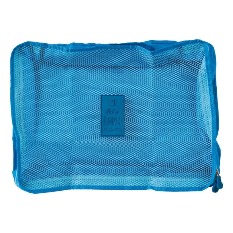 Packing cubes - blauw - set van 3