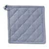 Pannenlap denim - blauw - 20x20 cm