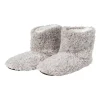 Pantoffels gemeleerd - lichtgrijs - maat 39-40
