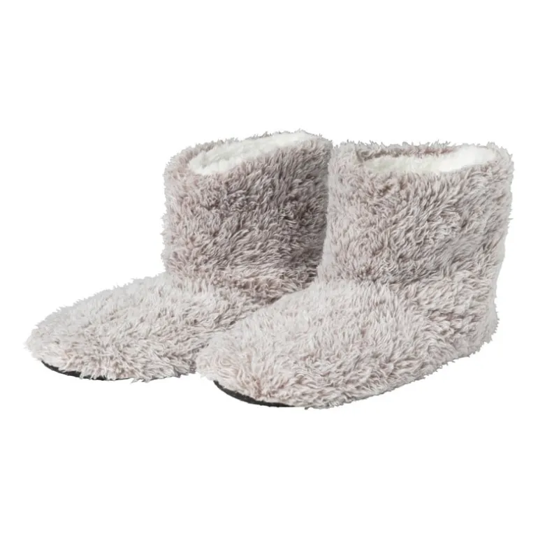 Pantoffels gemeleerd - lichtgrijs - maat 41-42