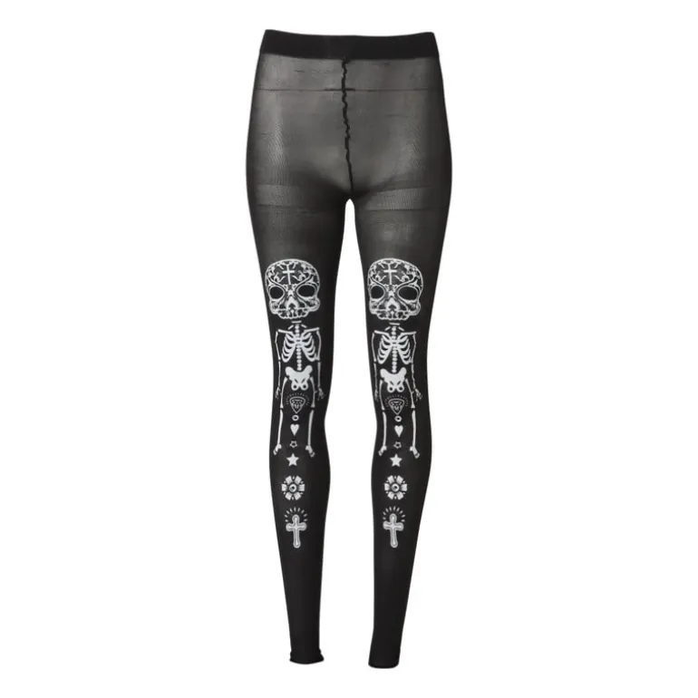 Panty halloween skelet - one size