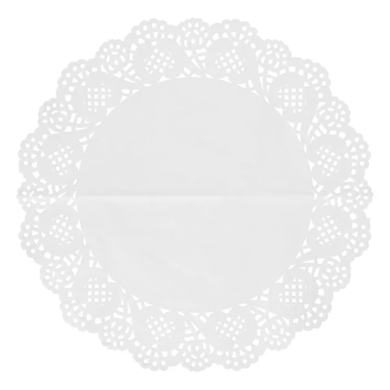 Papieren taartranden - ø26 cm - set van 6