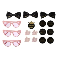Party bril bride to be - roze - set van 3