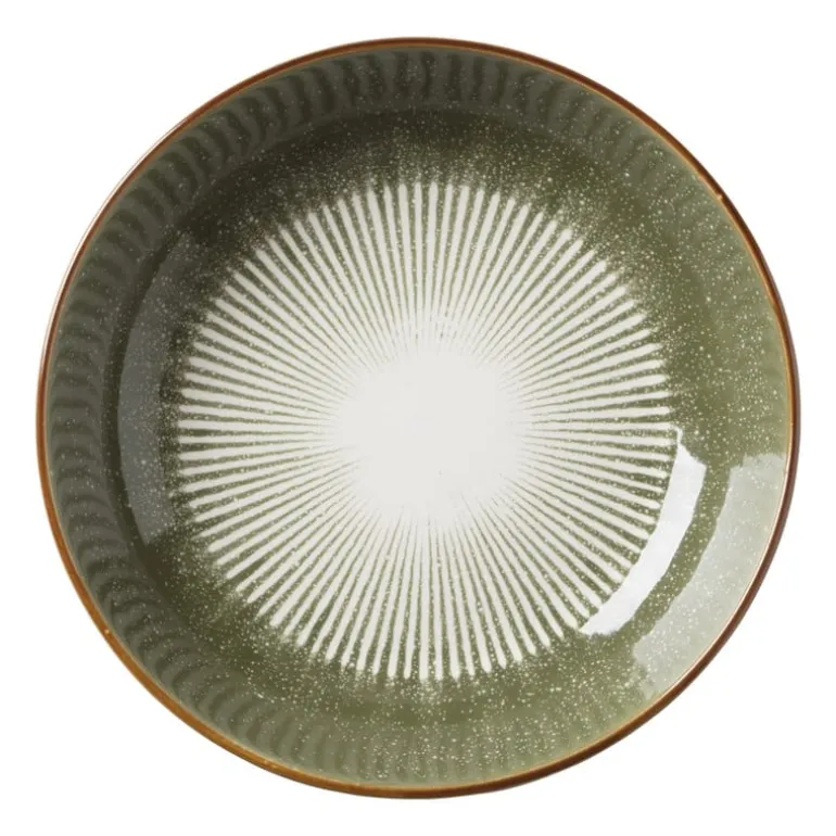 Pastabord Yara - groen - ⌀21.7 cm